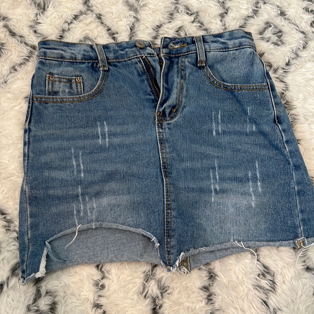 Denim skirt / skort